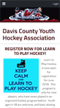 Mobile Screenshot of davisyouthhockey.org